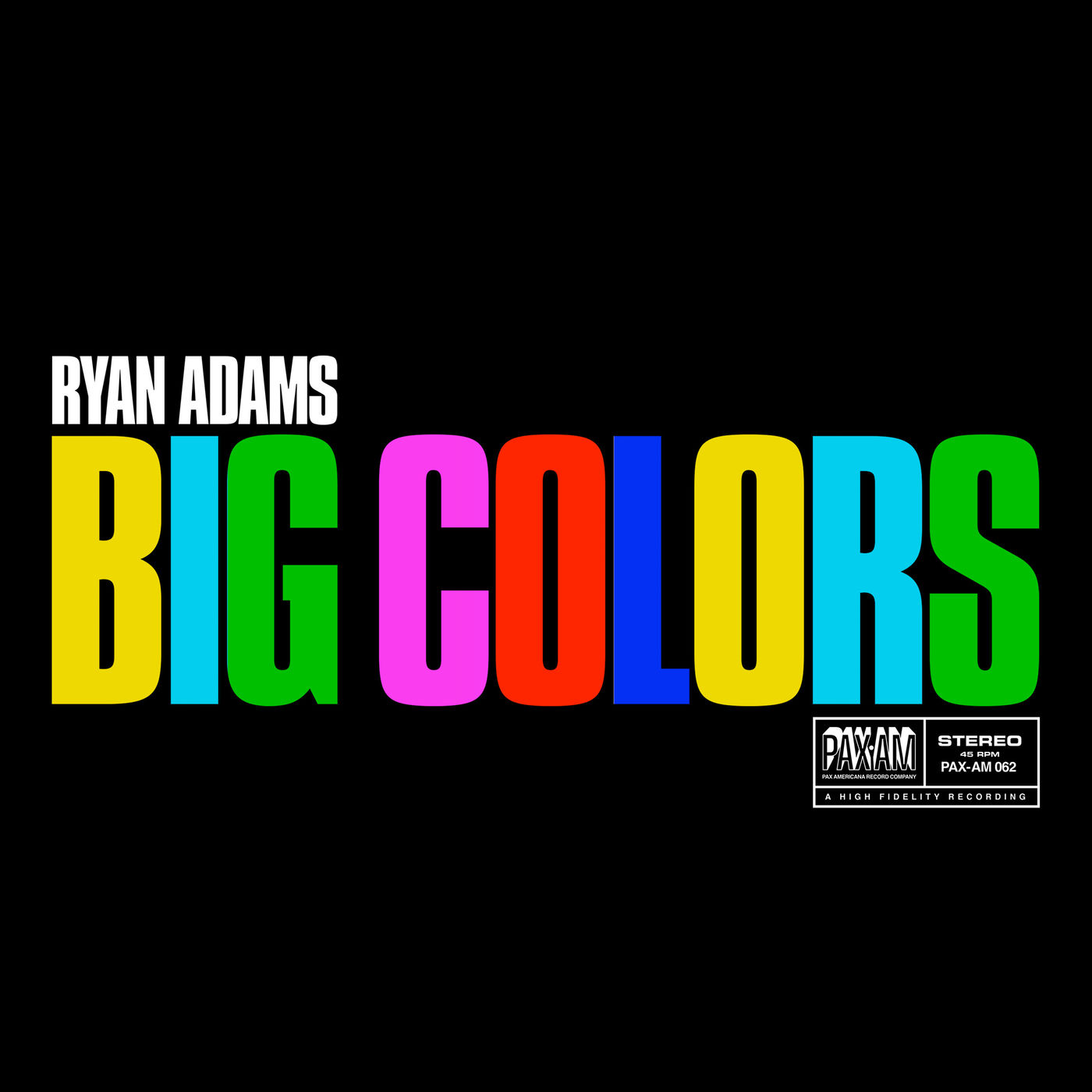 Ryan Adams - Big Colors (2019)