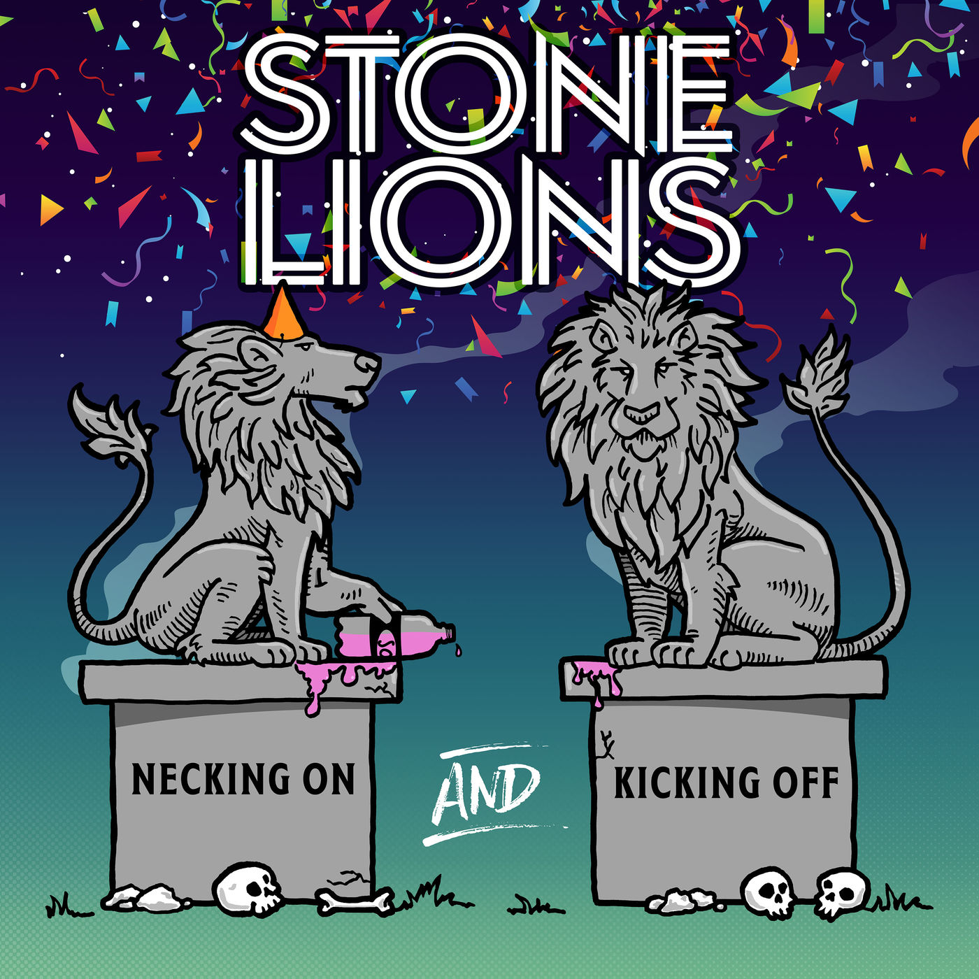 Stone Lions - Necking On And Kicking Off (2019)